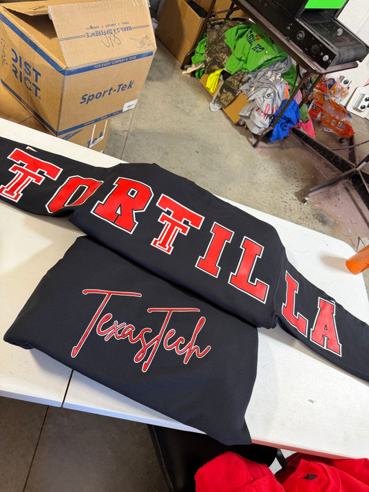 TORTILLAS - BLACK sweatshirt